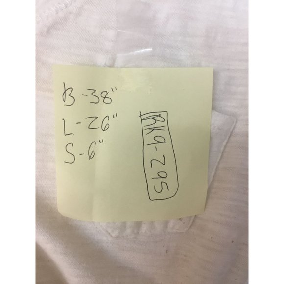 Ana A New Approach Top Size L White Short Sleeves Pullover V Neck - Picture 11 of 11